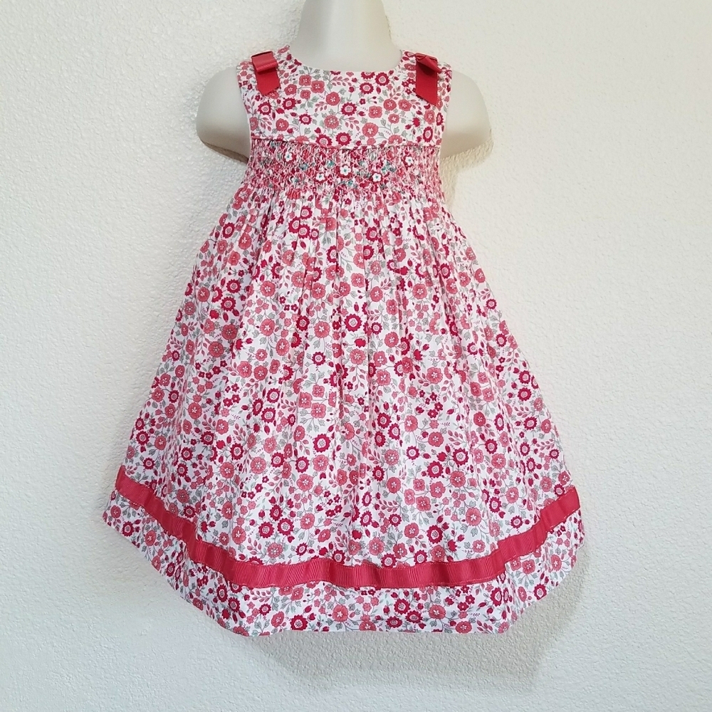 Edgehill Collection Floral A-Line Toddler Girl's Dress